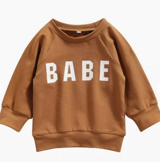 Terracotta Babe Pullover - Clothe Boutique