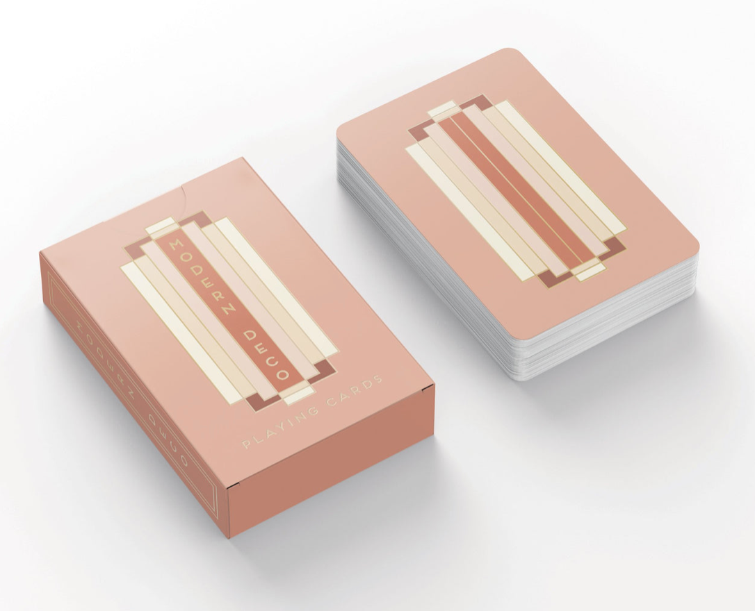 Modern Deco Playing Cards