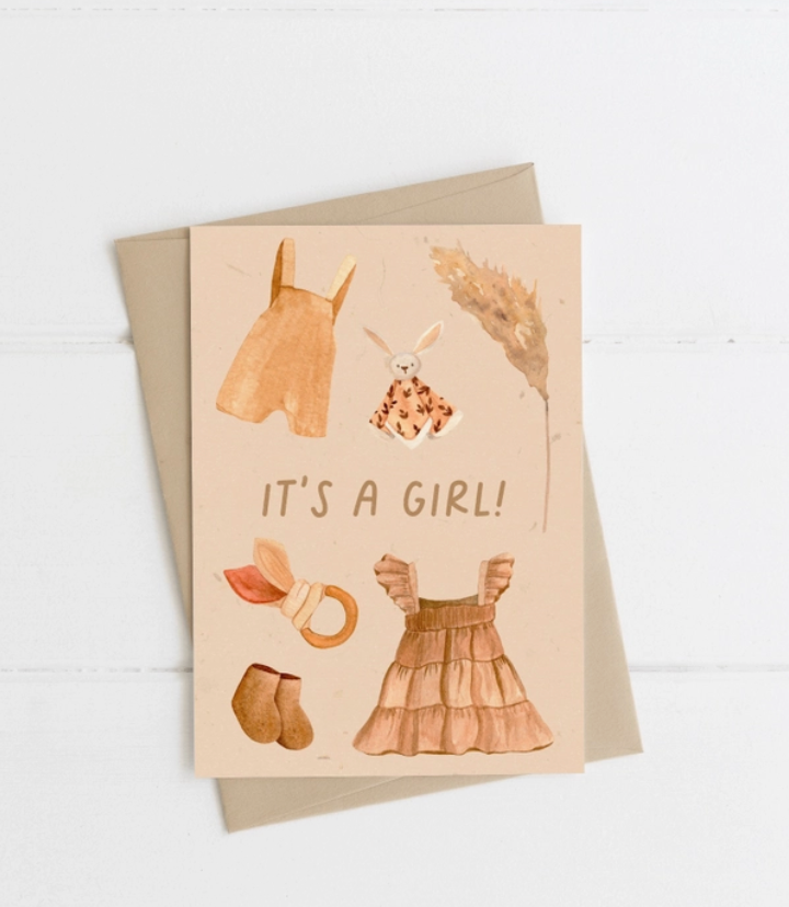 It's a Girl Card - Clothe Boutique