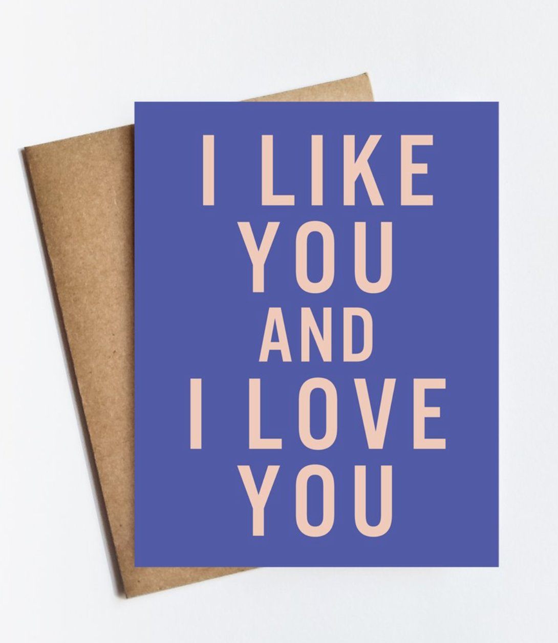 Like You and Love You Card - Clothe Boutique