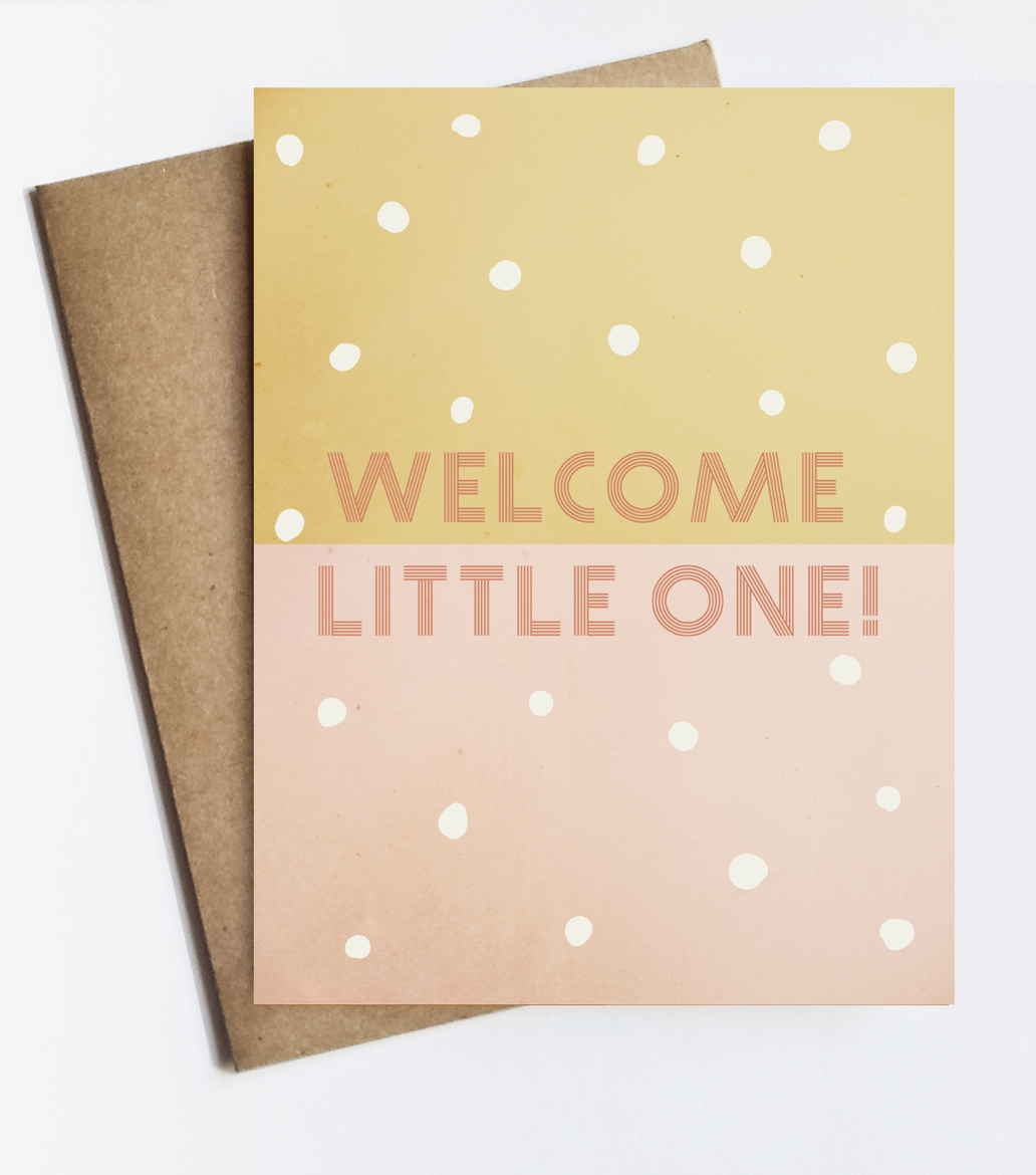 Welcome Little One Card - Clothe Boutique