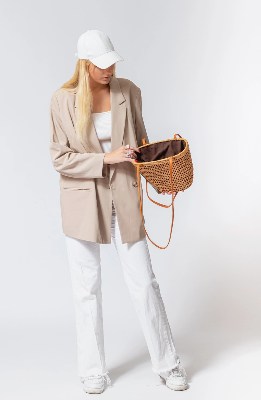 Riviera Straw Handbag