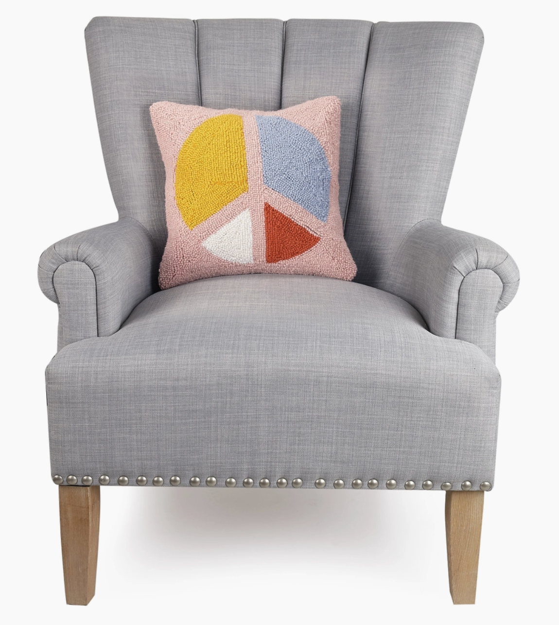 Peace Sign Hook Pillow - Clothe Boutique