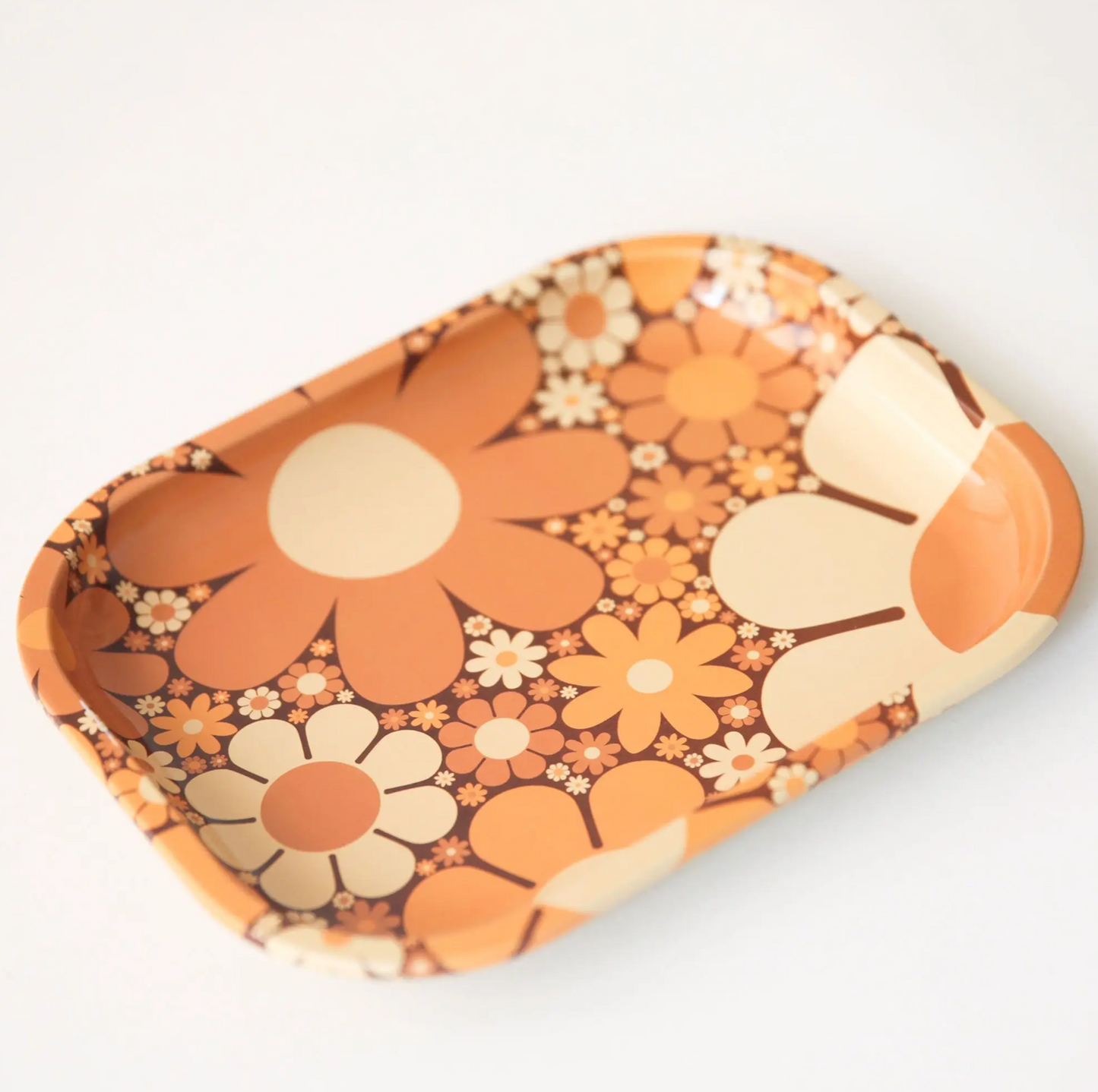 70's Floral Tray - Clothe Boutique
