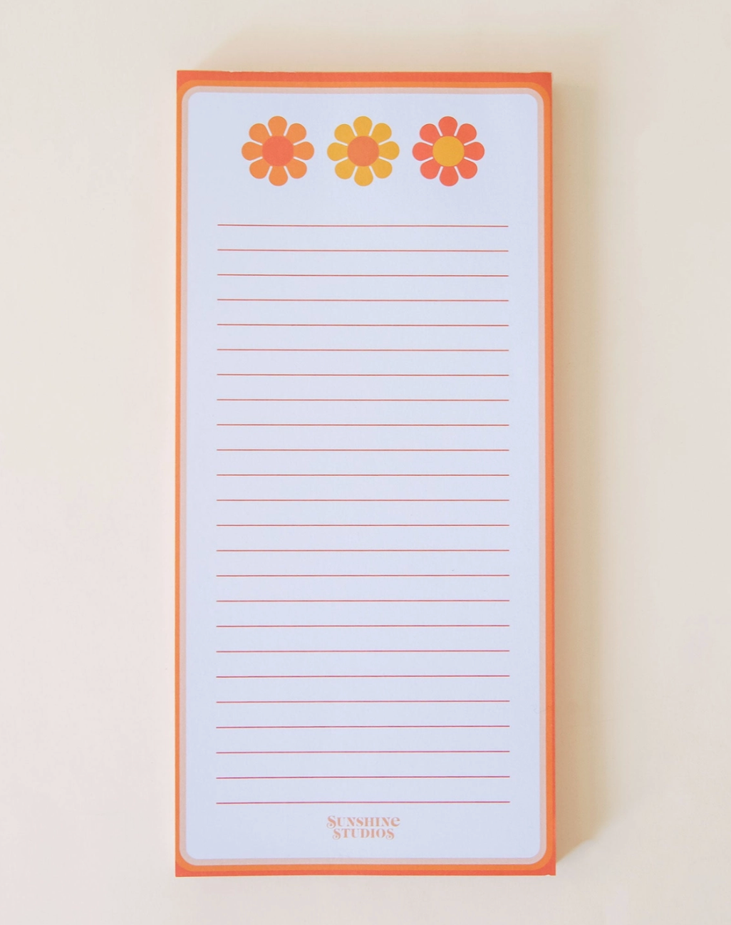 Three Flowers Notepad - Clothe Boutique