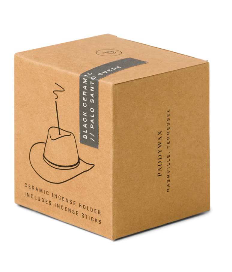 Cowboy Hat Incense Holder Black - Clothe Boutique