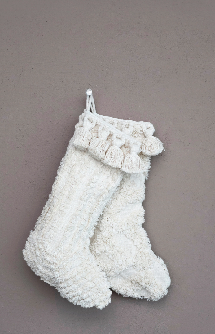 Boho Tassel Stocking