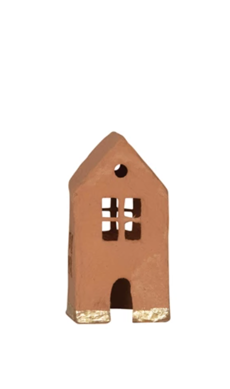 Gold Foil Paper House Small - Clothe Boutique