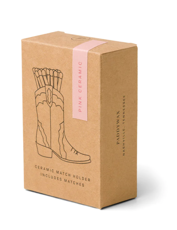 Cowboy Boot Match Holder Pink