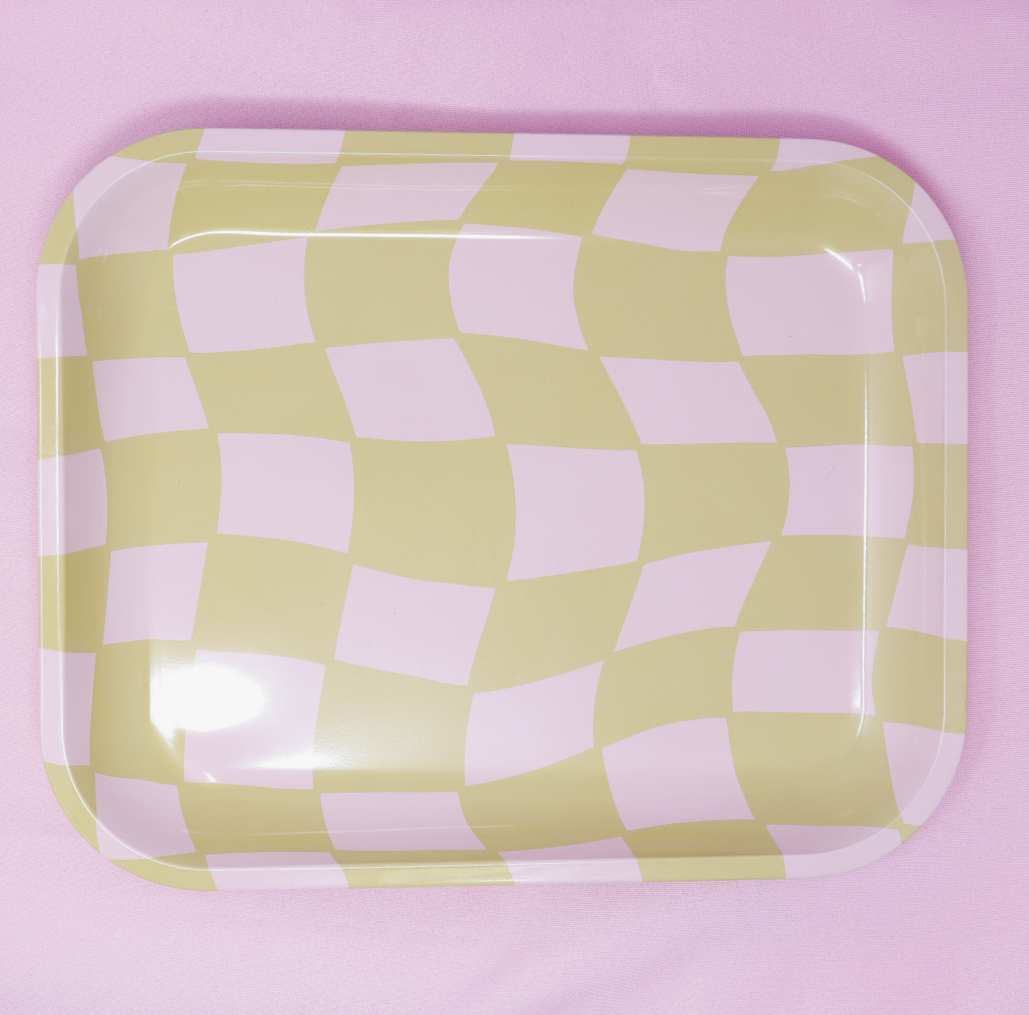 Checkered Trinket Tray