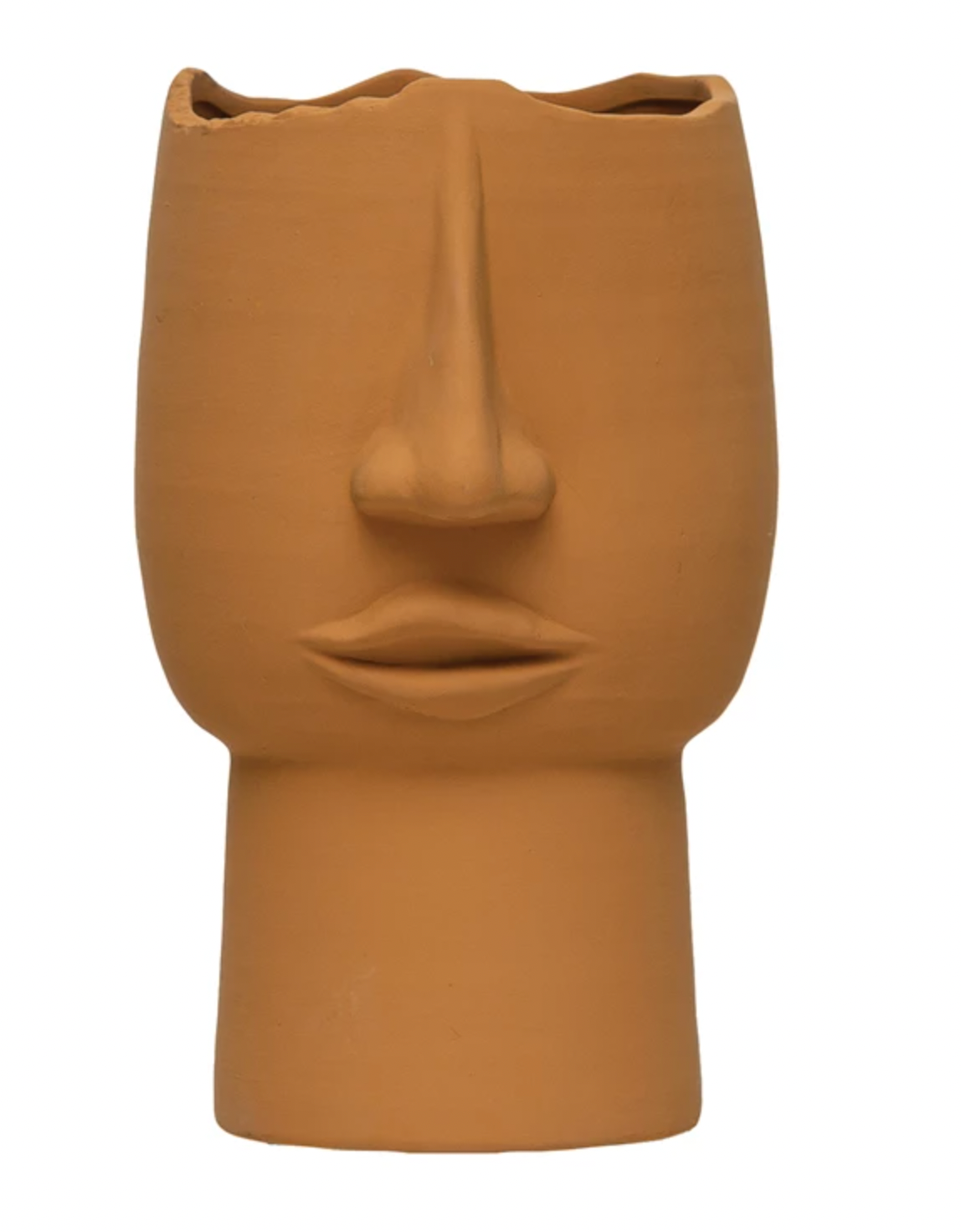 Terra-Cotta Face Planter 2