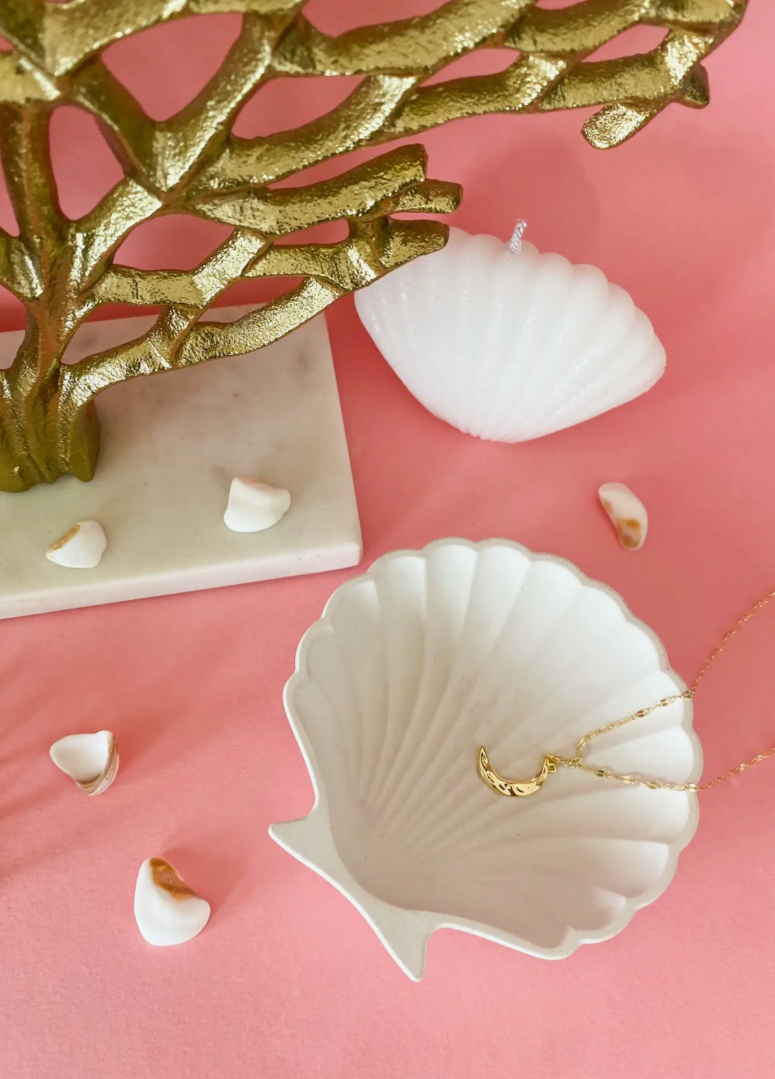 Pastel Shell Trinket Dish - Clothe Boutique