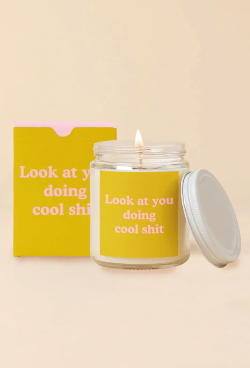 Doing Cool Sh*t Candle - Clothe Boutique