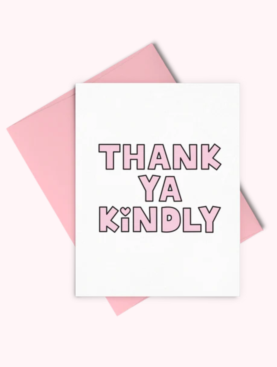 Thank Ya Kindly Card - Clothe Boutique