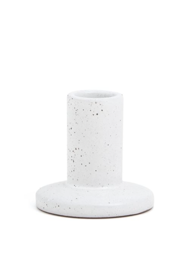 Black Speckle Taper Holder - 2.9'' Tall - Clothe Boutique