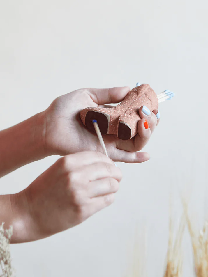 Cowboy Boot Match Holder Terracotta - Clothe Boutique