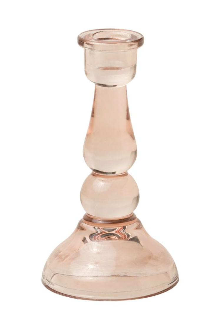 Pink Taper Holder - Clothe Boutique