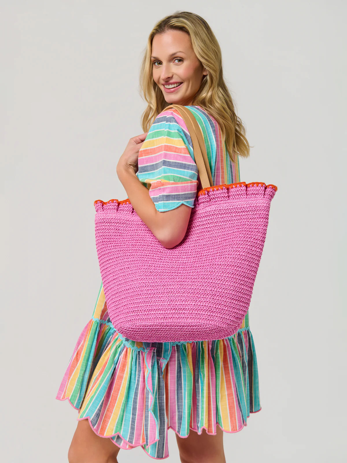 Arabella Tote Pink - Clothe Boutique