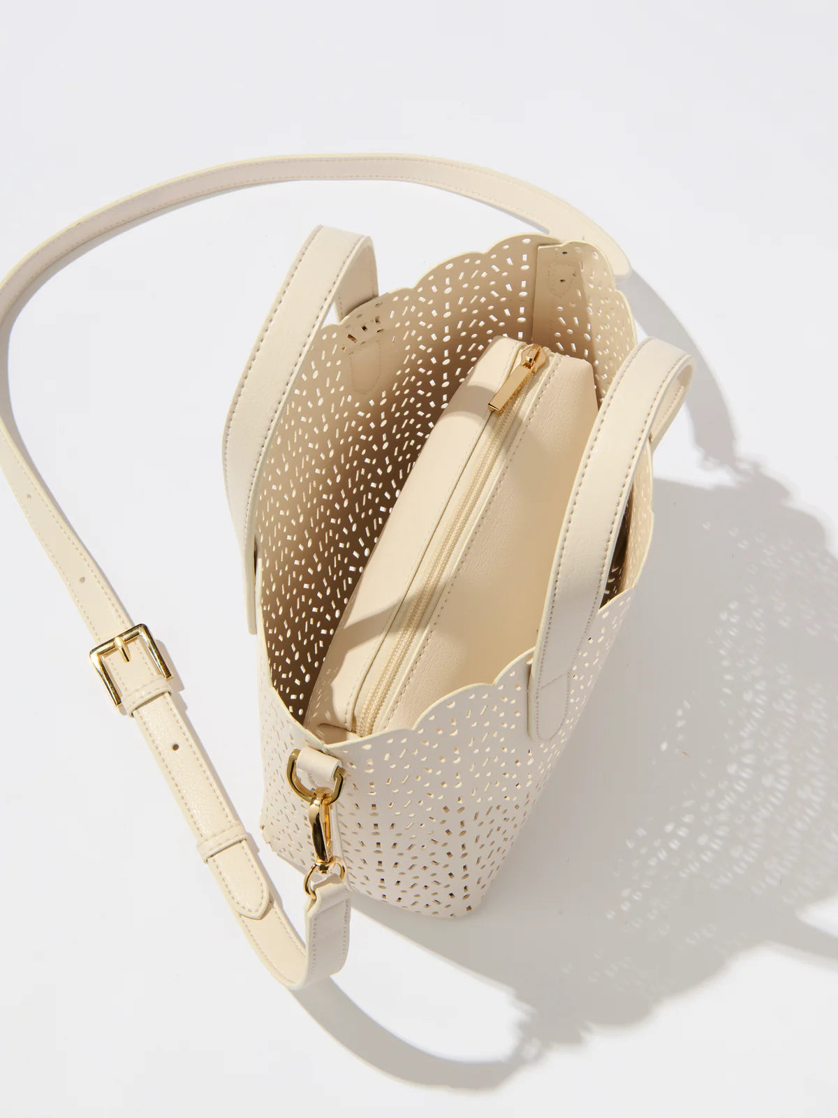 Lola Mini Tote Ivory - Clothe Boutique