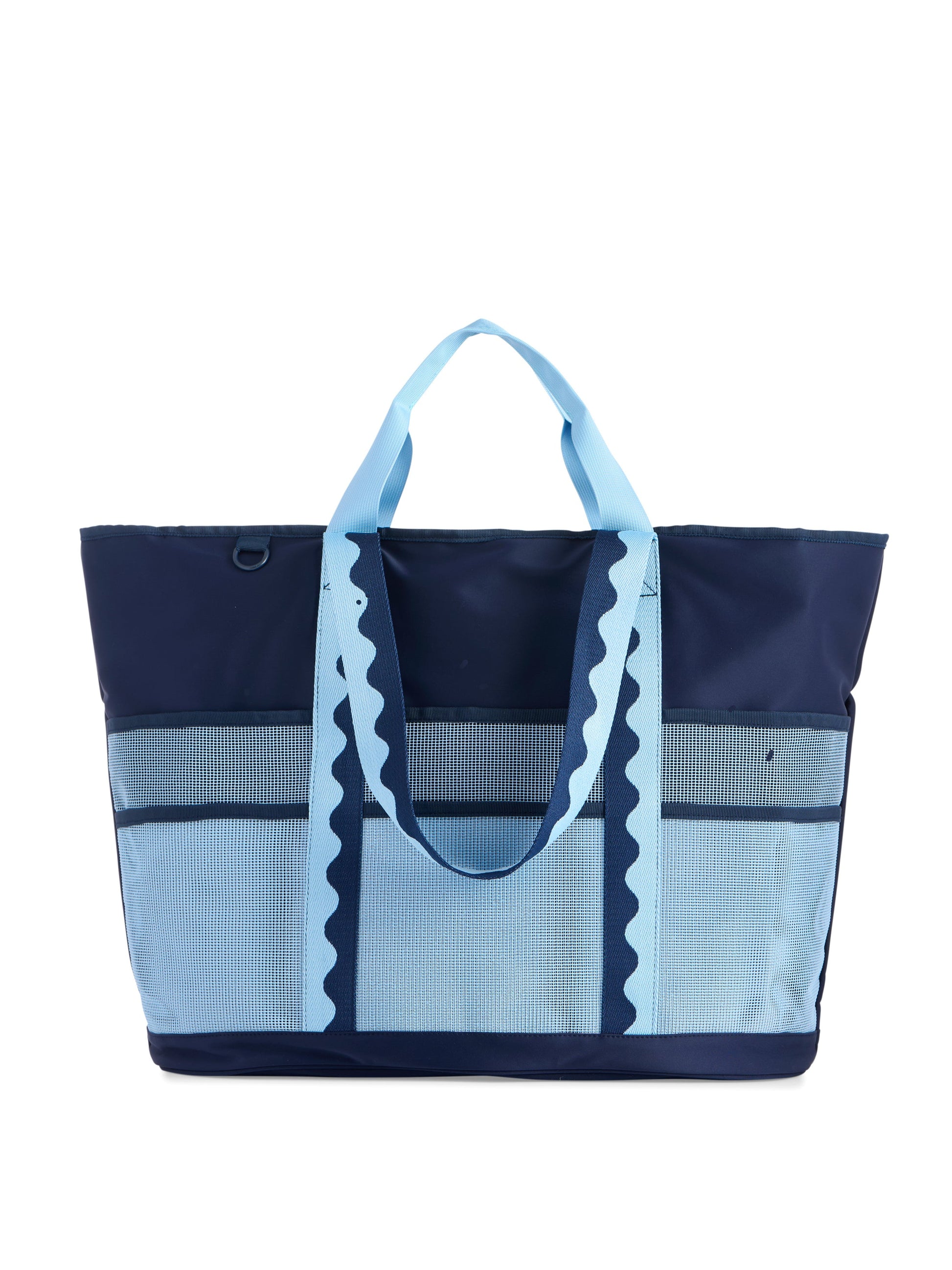 Navy Neoprene Beach Tote - Clothe Boutique