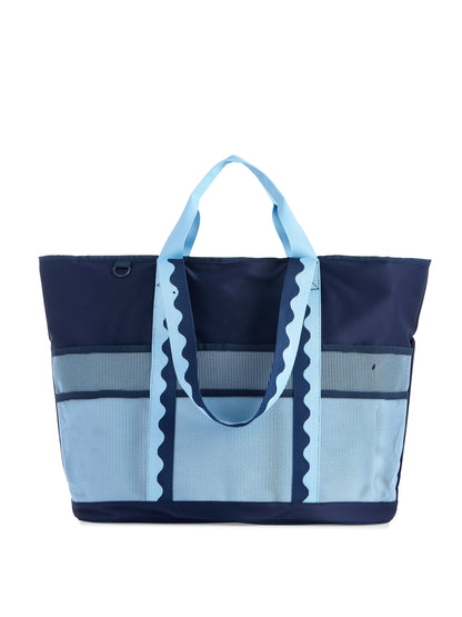 Navy Neoprene Beach Tote - Clothe Boutique
