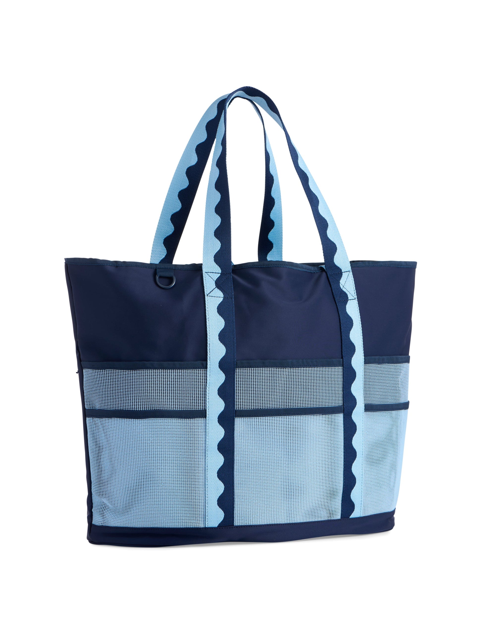 Navy Neoprene Beach Tote - Clothe Boutique