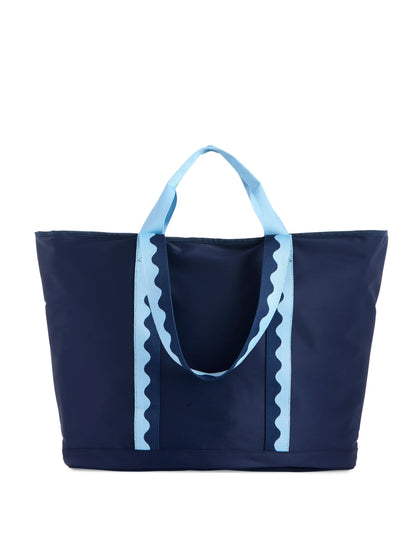 Navy Neoprene Beach Tote - Clothe Boutique