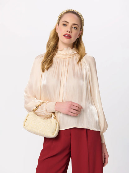 Juniper Top Handle Bag Ivory