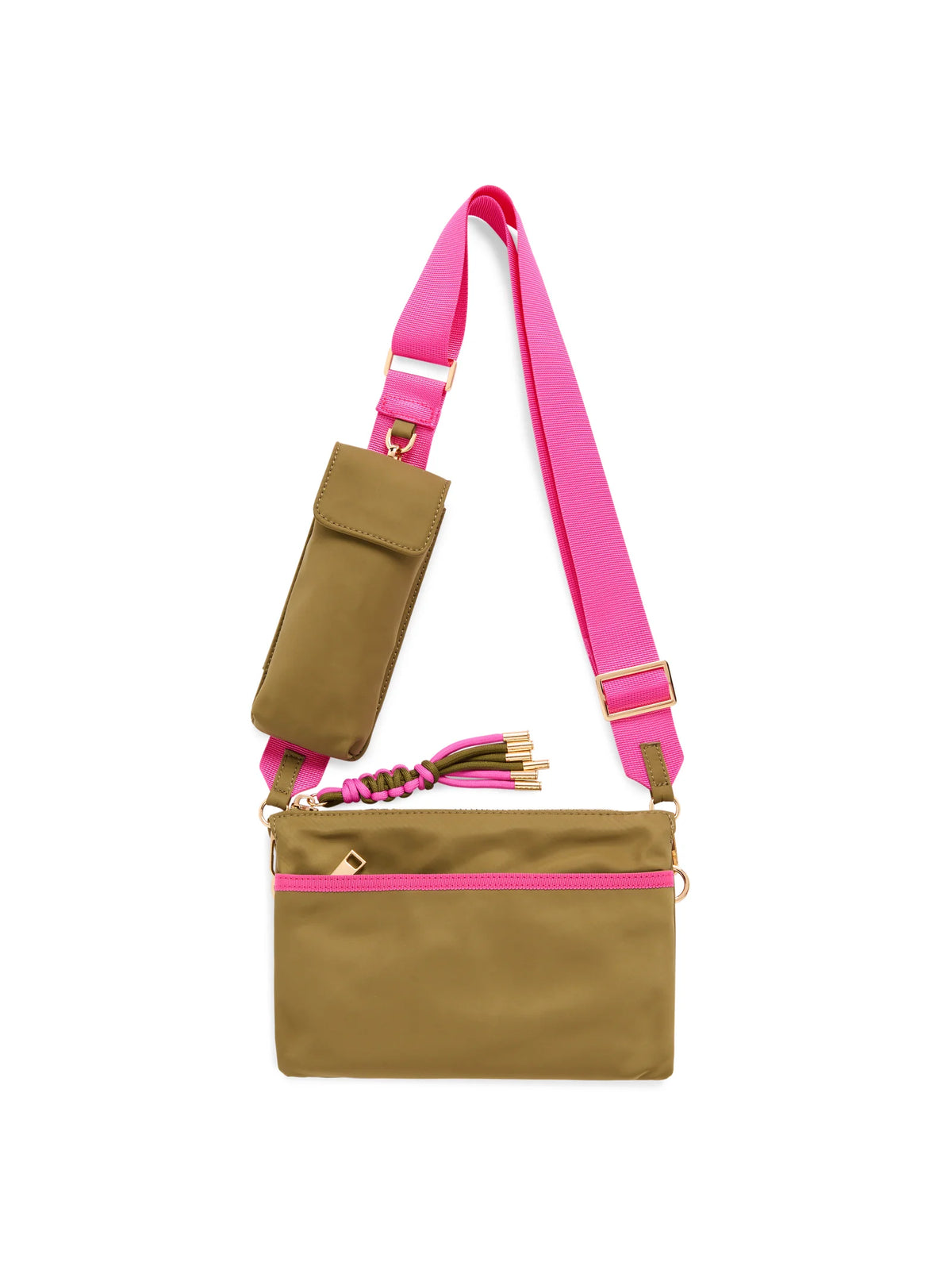 Jet Cross-Body Purse Olive