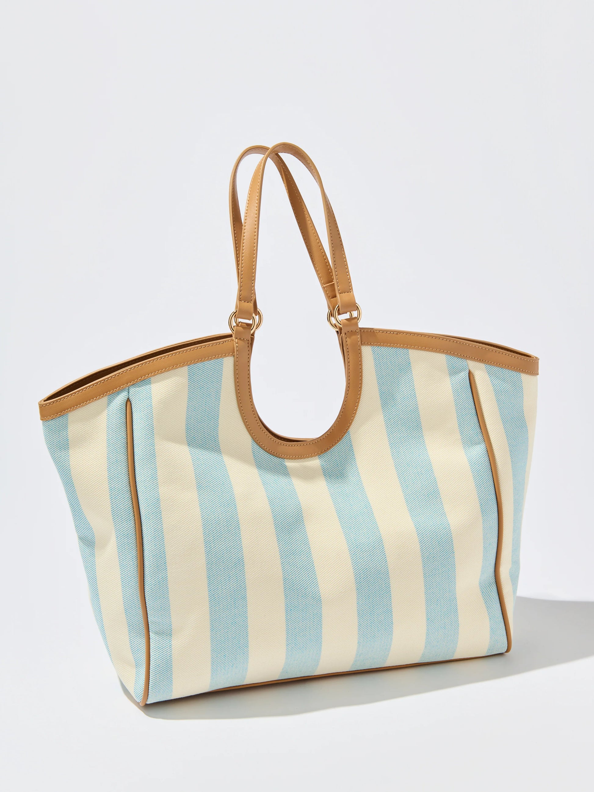 Positano Stripe Tote Bag Blue - Clothe Boutique