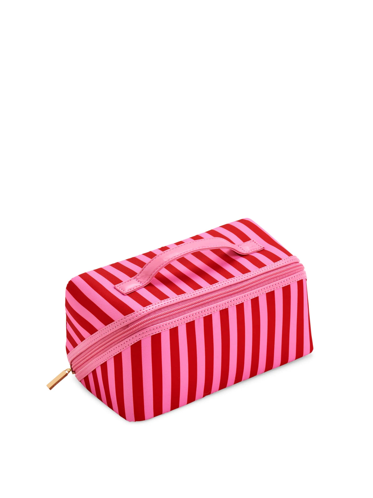 Holly Stripe Cosmetic Pouch Pink