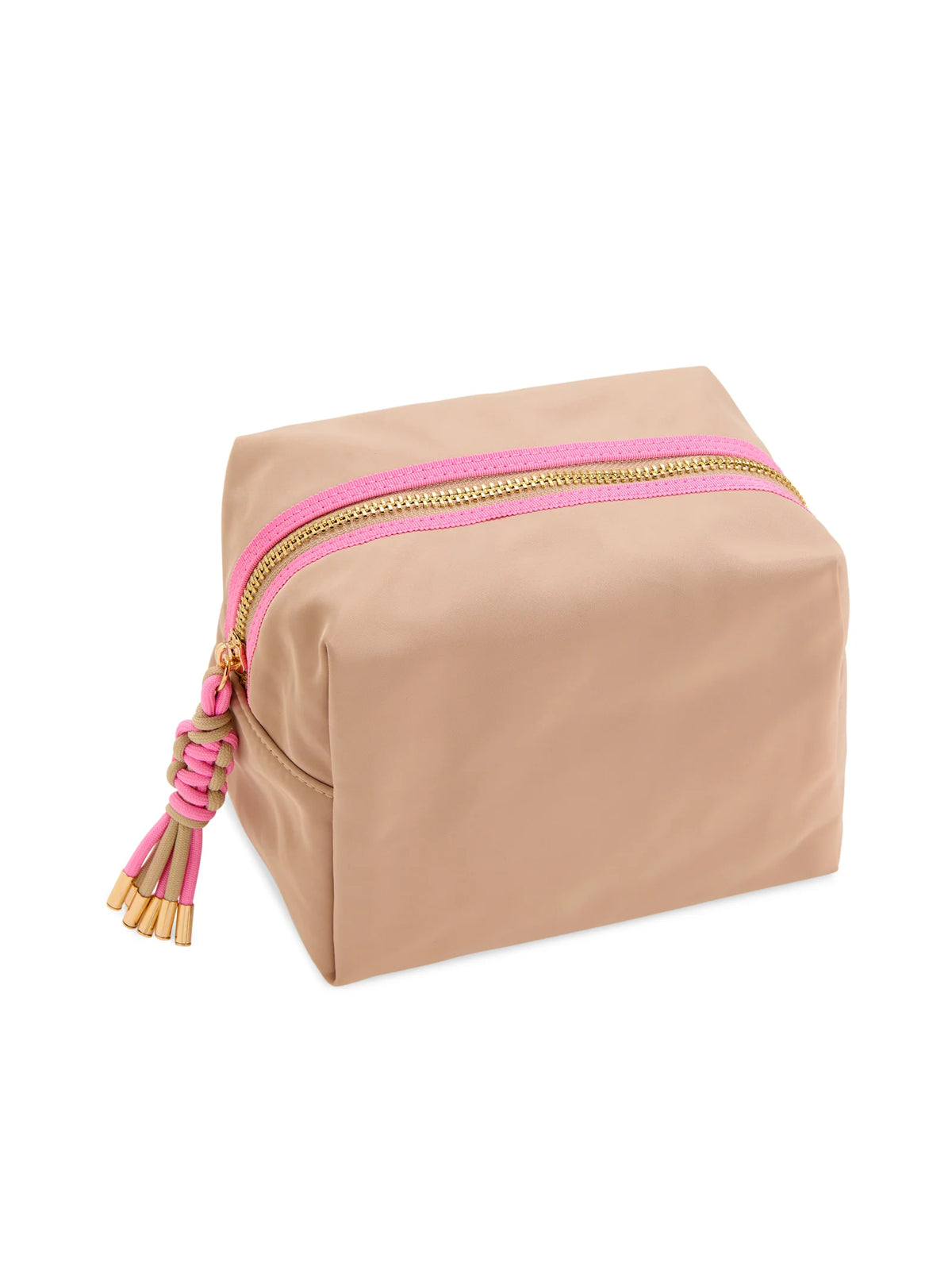 Jet Boxy Zip Pouch LG Tan