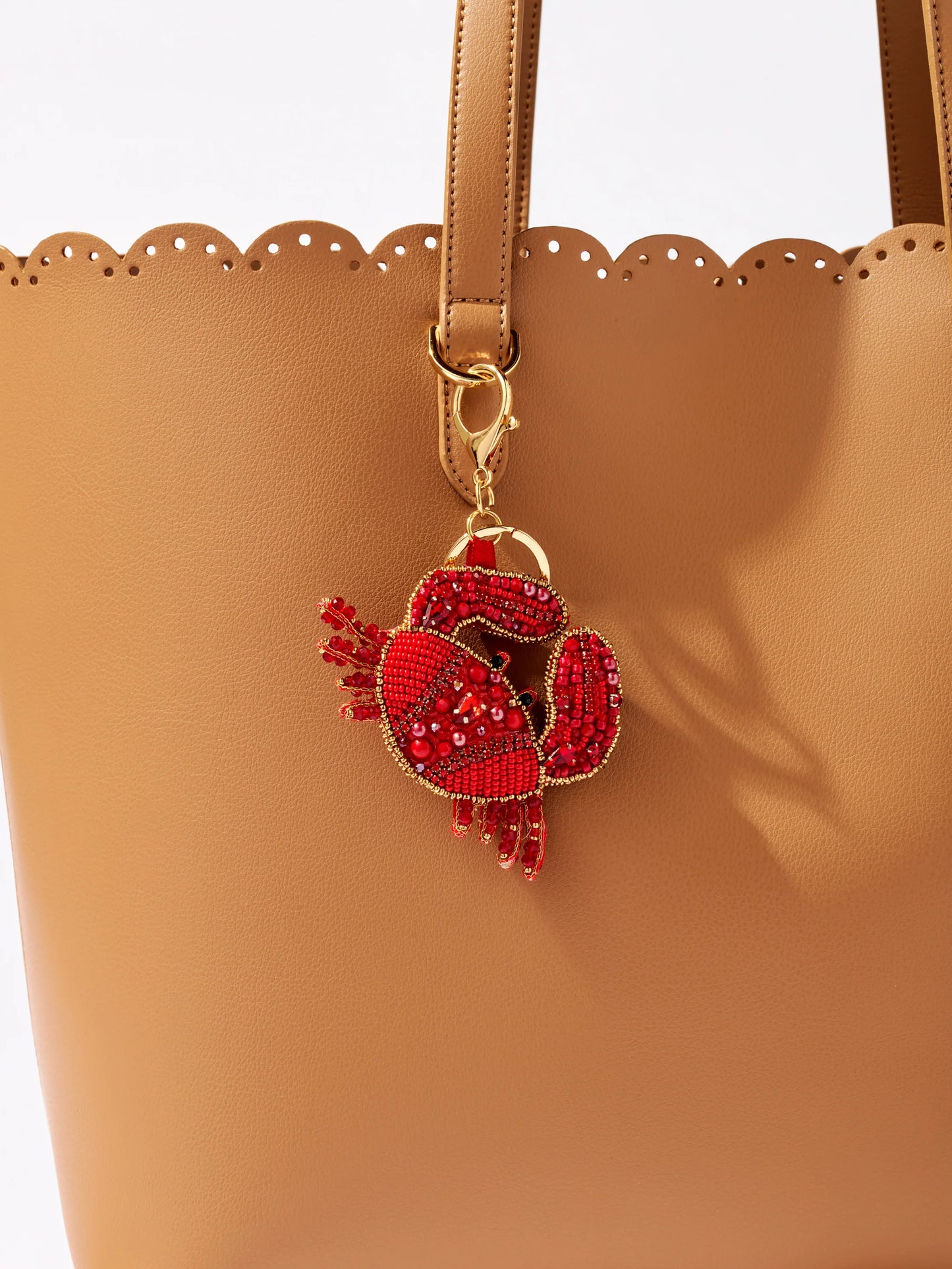 Crab Beaded Bag Charm - Clothe Boutique