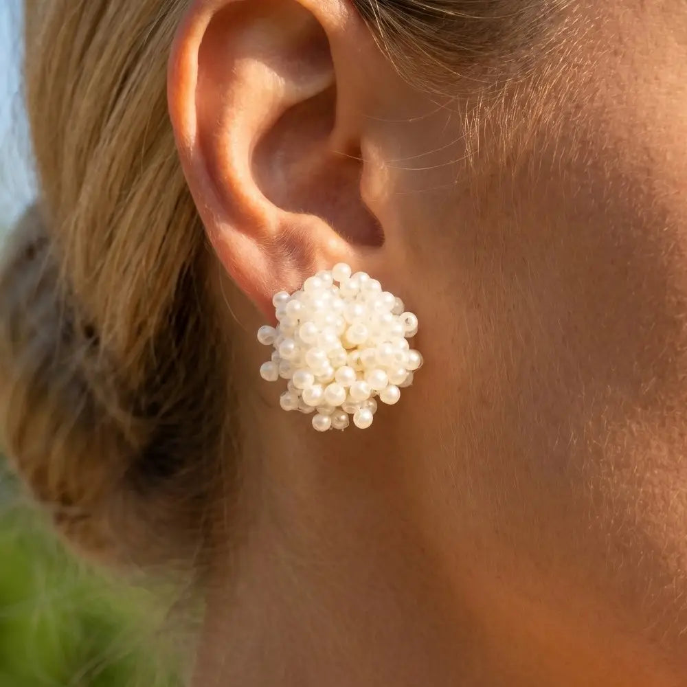 Pearl Cluster Studs