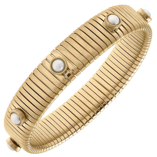 Winston Pearl Watchband Bangle