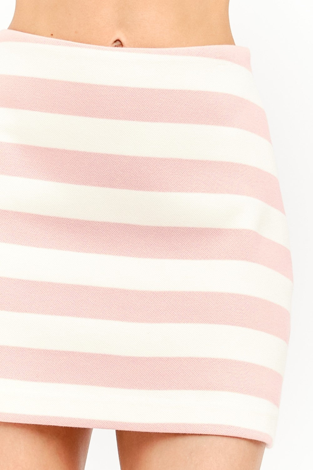Harper Pink Stripe Mini Skirt