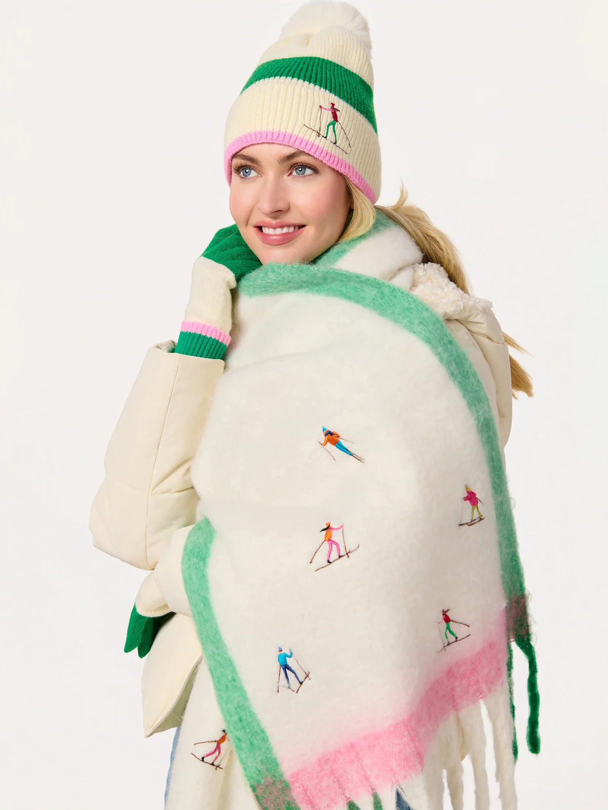 Alpine Scarf Ivory
