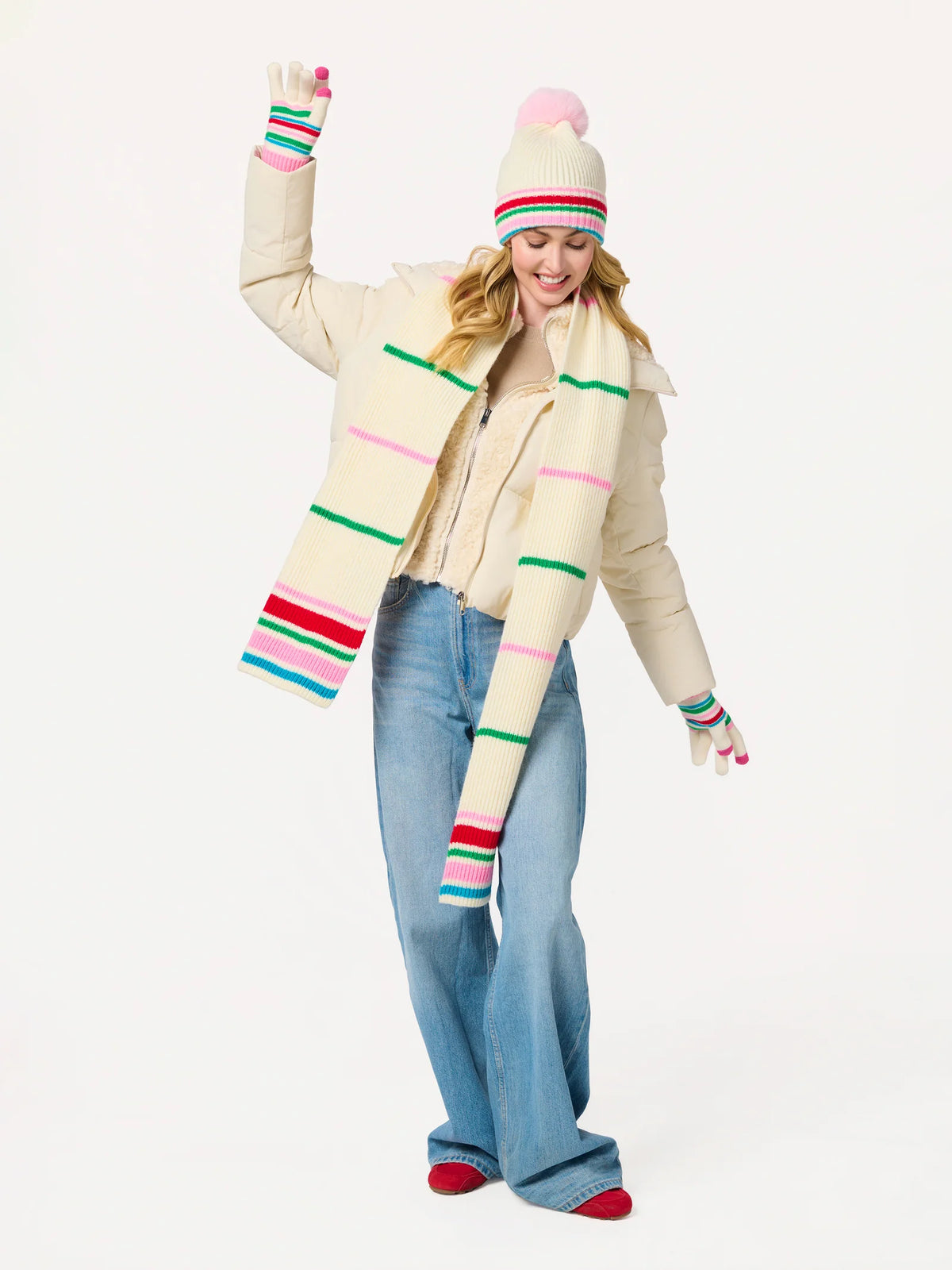 Elle Scarf Ivory