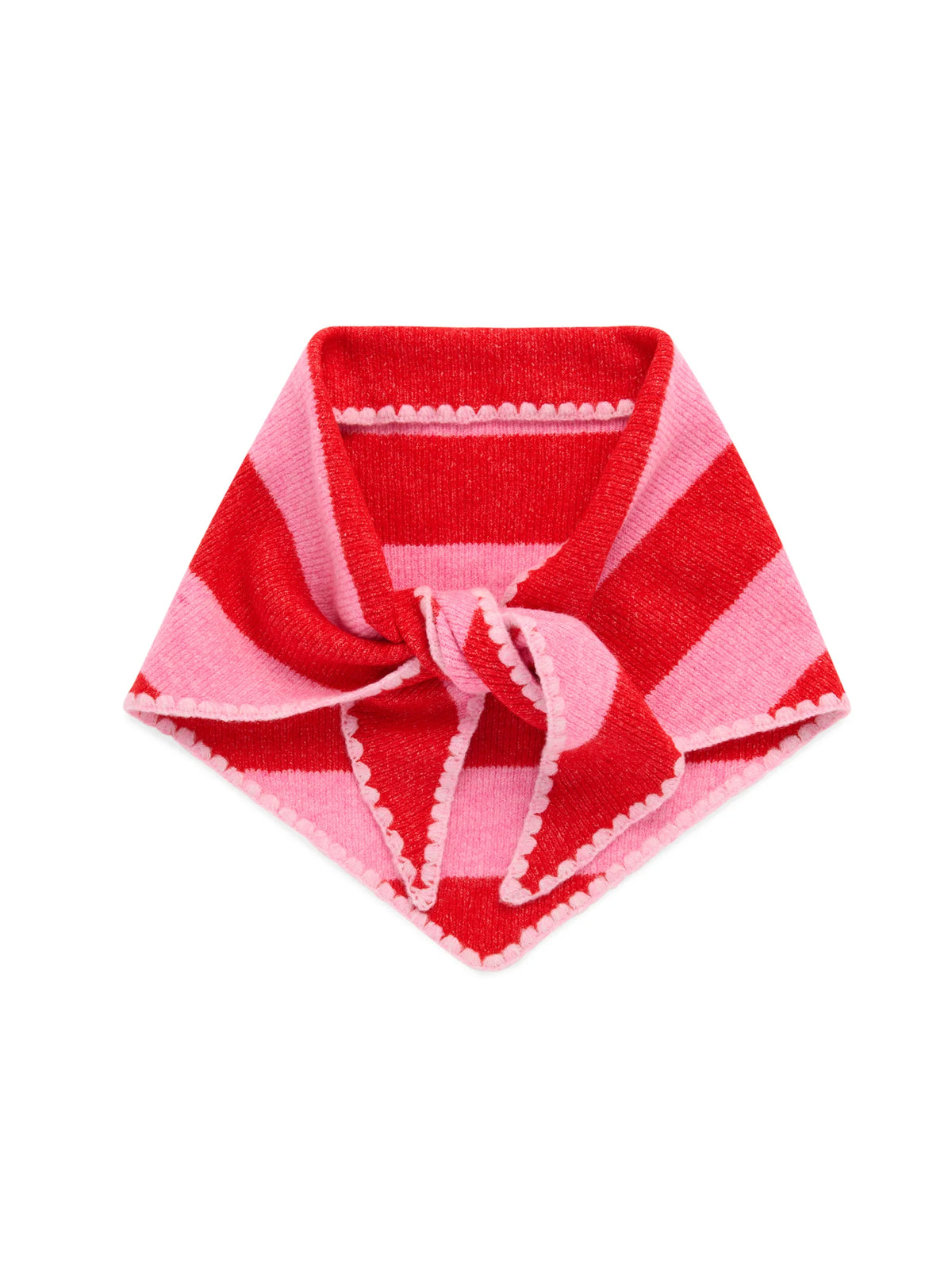 Joy Triangle Scarf SM Red