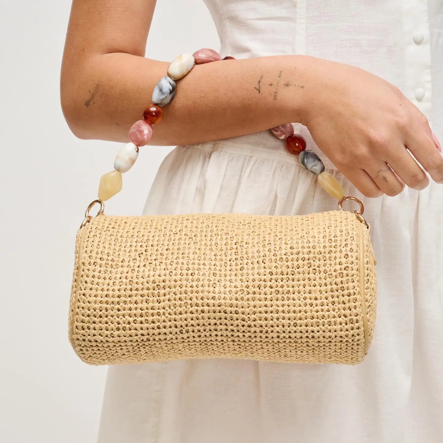 Neveah Straw Purse