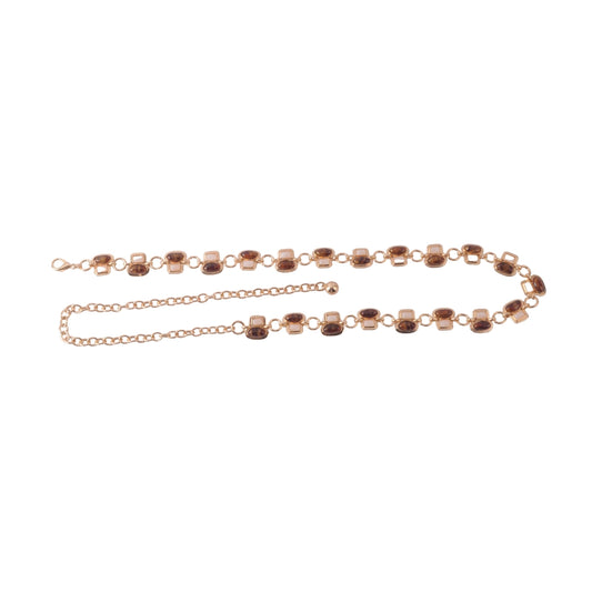 Ruby Stone Chain Belt