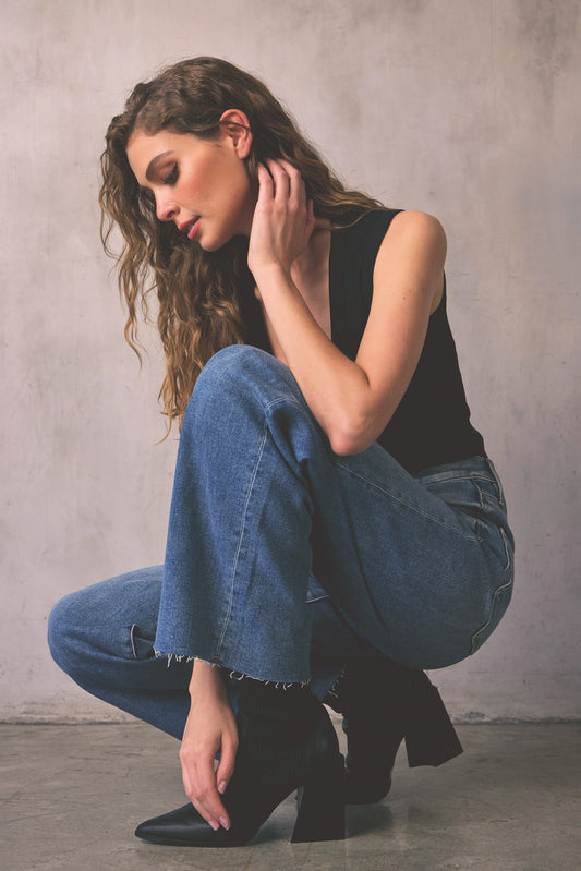 Dark Wash Classic Dad Jeans