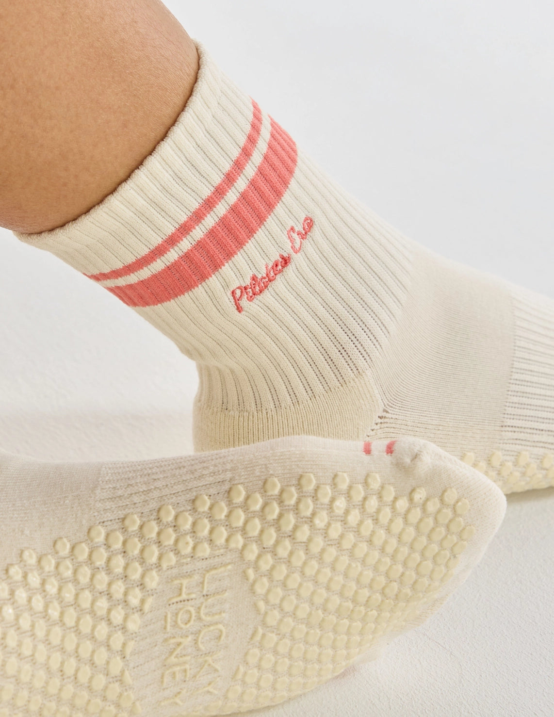 Pilates Era Grip Socks Blush