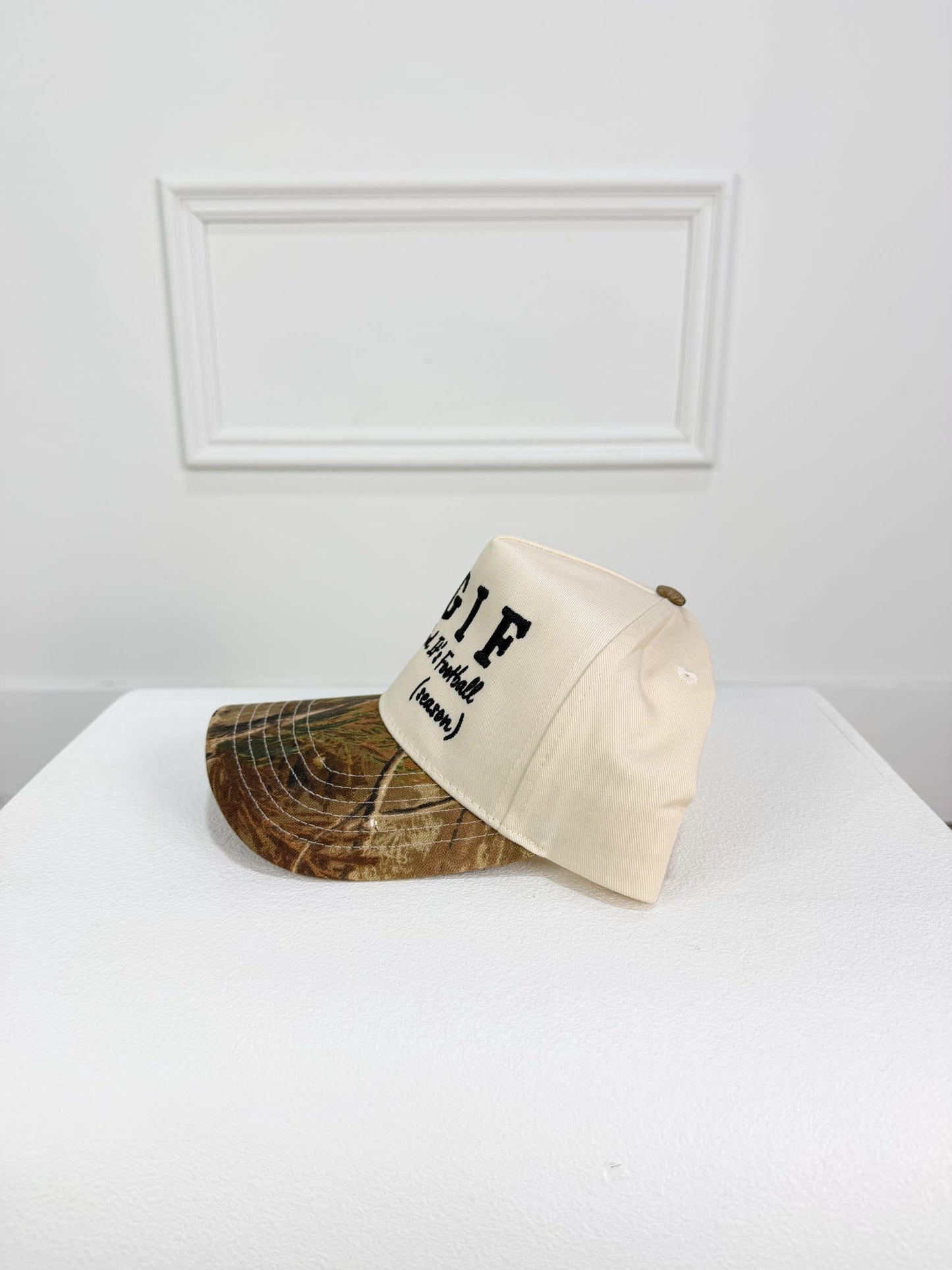 TGIF Camo Football Season Hat