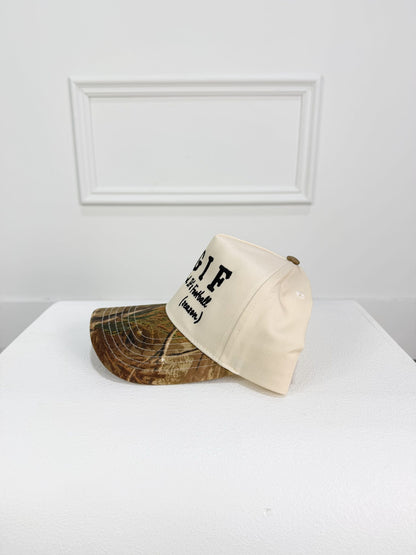 TGIF Camo Football Season Hat