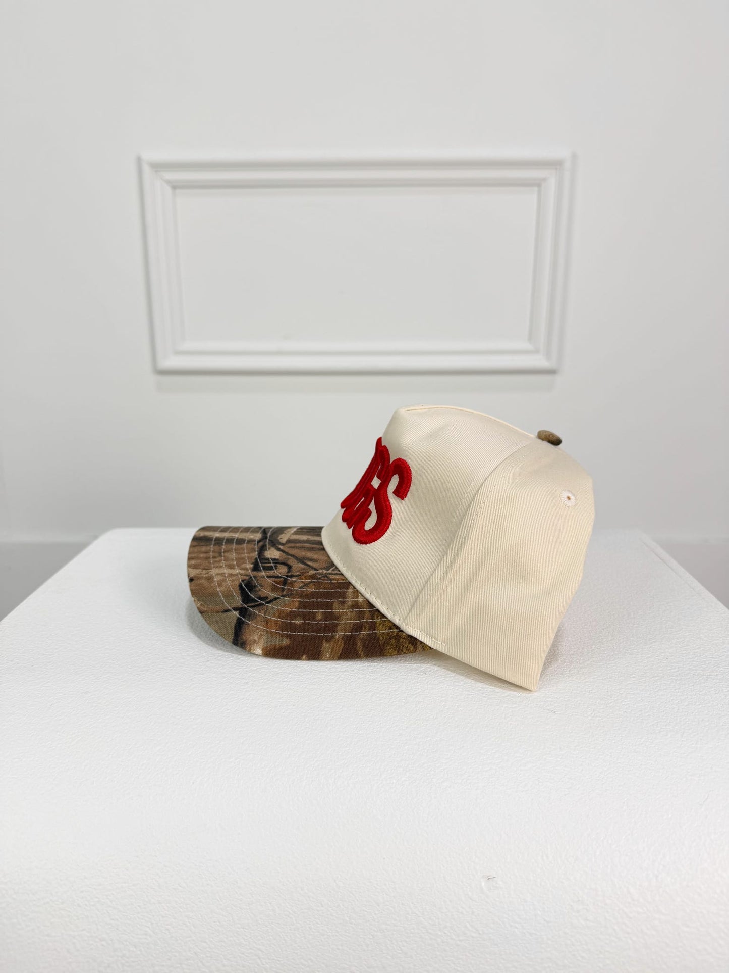 Red HOGS Camo Trucker Hat