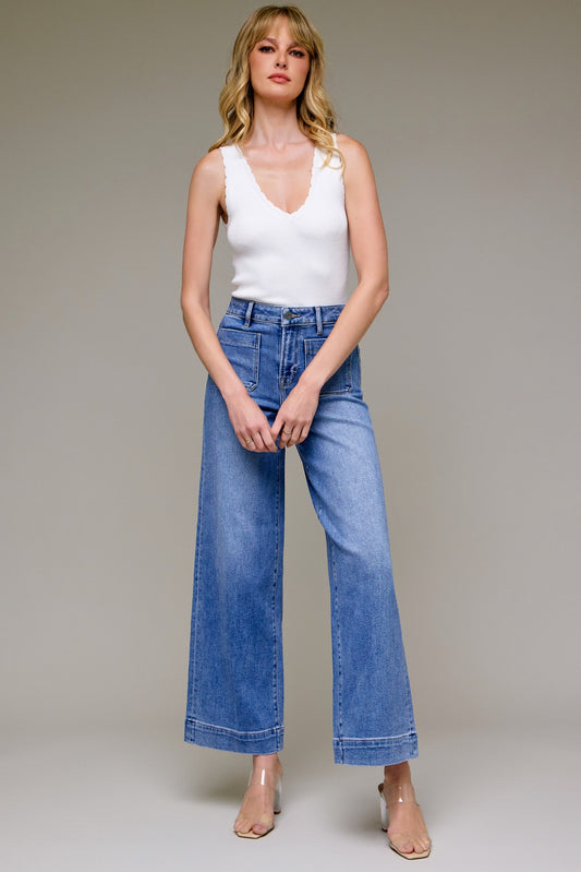 Nori High Waist Pocket Jeans