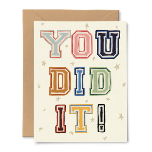 You Did It! Card