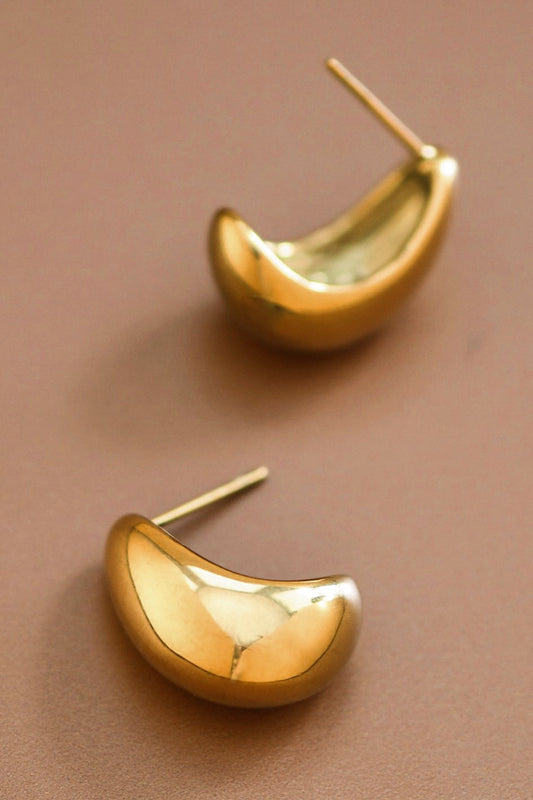 Half Hoop Studs