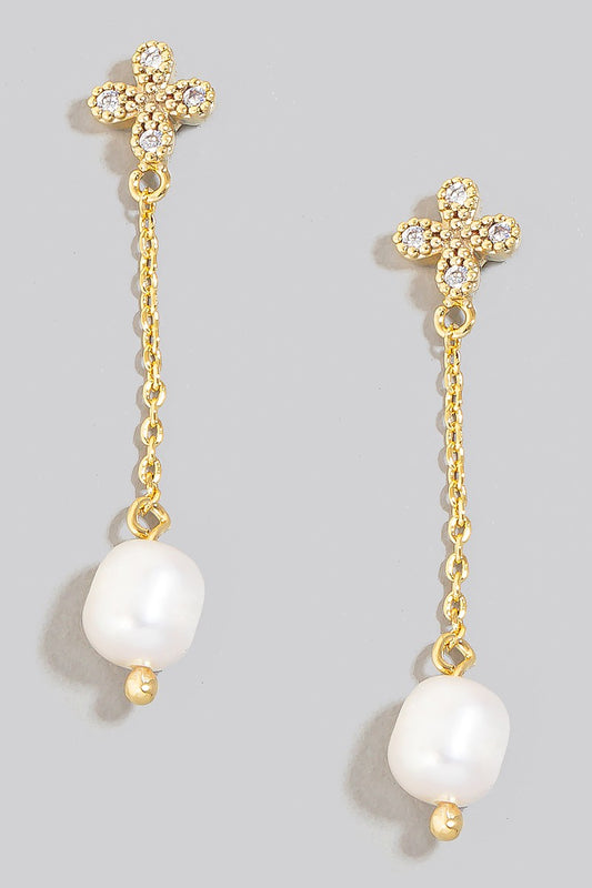 Pearl Dangle Earrings